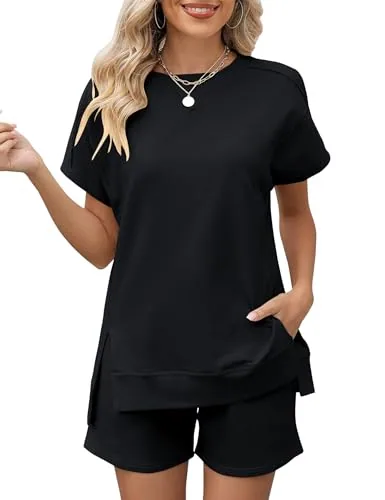 Lomon Two Piece Lounge Shorts Set