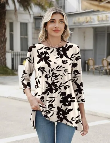 Lomon Plus Size Swing Tunic