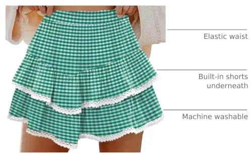 Lomon Tiered Flowy Skort