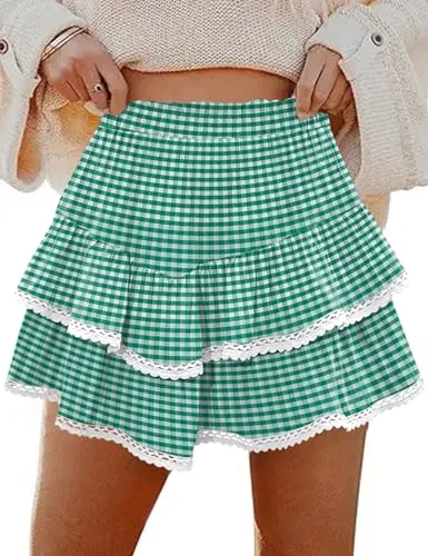Lomon Tiered Flowy Skort